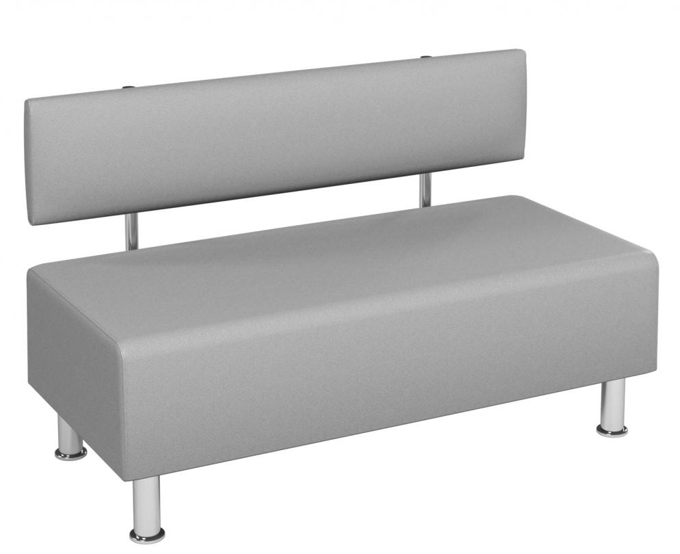 Диван офісний (шкірозамінник), 1200х550х750 (410) мм (ЛЕОНТЕК) (55602)